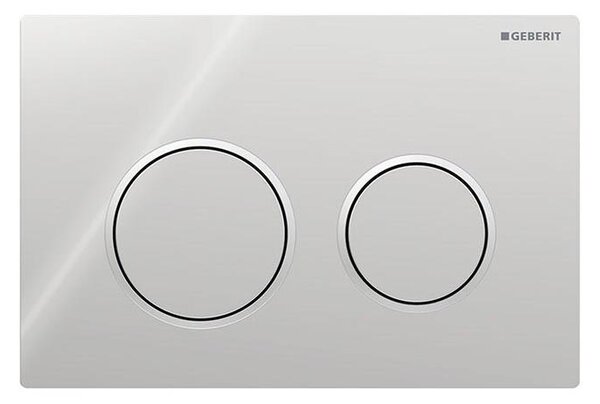 Geberit 115.085.KH.1-Splachovací tlačítko Omega20 21,2x14,2 cm l. chrom/m. chrom