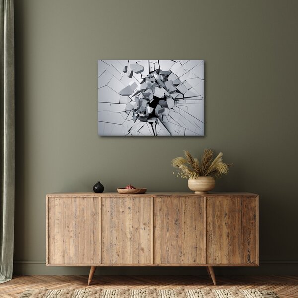 Obraz abstrakce 3D (70x50 cm)