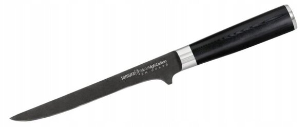 Samura MO-V Stonewash Vykošťovací nůž / Trybownik 165mm - Ocel AUS-8, Rukojeť G10