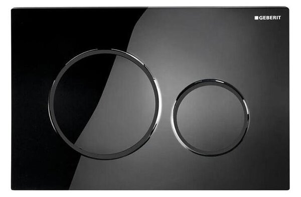 Geberit 115.882.DW.1 - Splachovací tlačítko Sigma20 24,6x16,4 cm černá
