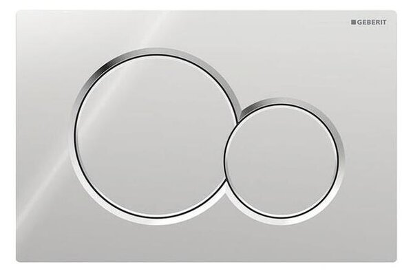 Geberit 115.770.21.5 - Splachovací tlačítko Sigma01 Round 24,6x16,4 cm l. chrom