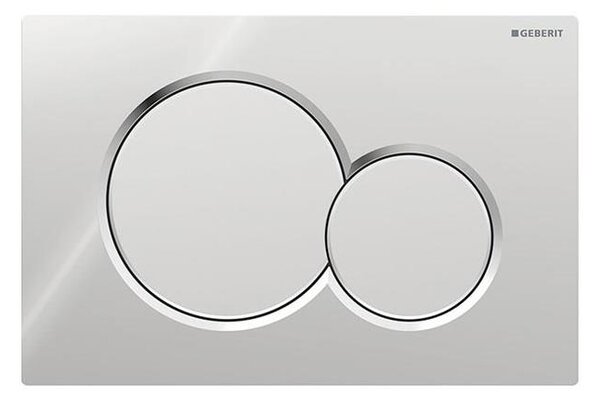 Geberit 115.770.KA.5 - Splachovací tlačítko Sigma01 Round 24,6x16,4 cm chrom