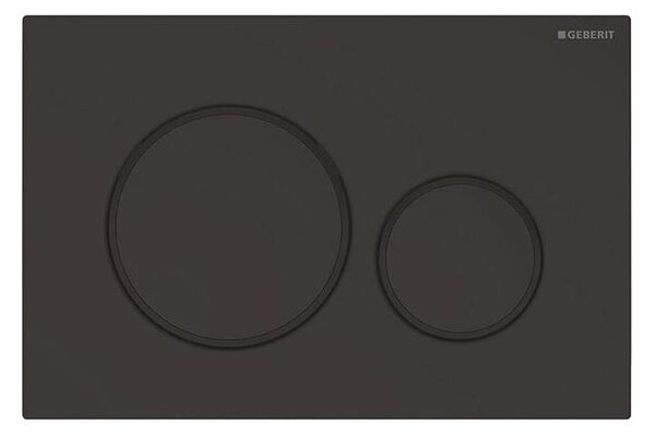 Geberit 115.882.16.1 - Splachovací tlačítko Sigma20 24,6x16,4 cm matná černá