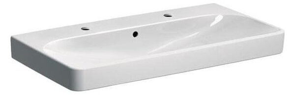 Geberit 500.252.01.1 - Závěsné dvojumyvadlo Smyle Square 90x48 cm keramika/bílá