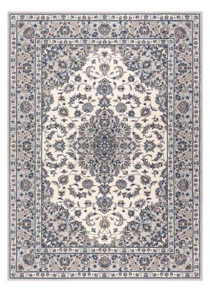 Koberec NAIN Ramka ornament 7335/51935 béžový / granátový