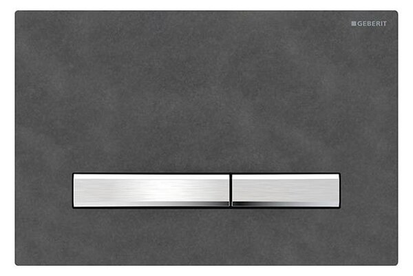 Geberit 115.788.JM.2 - Splachovací tlačítko Sigma50 24,6x16,4 cm břidl./m. chrom