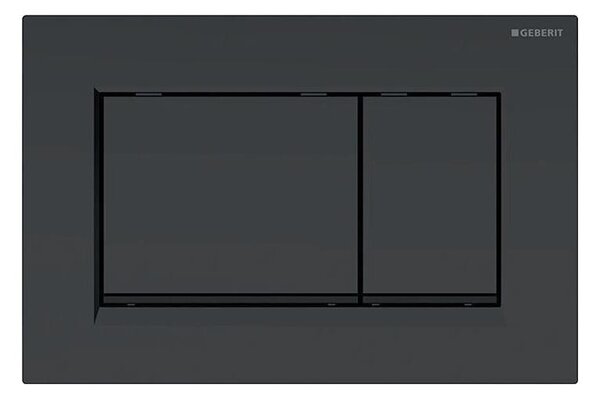 Geberit 115.883.16.1 - Splachovací tlačítko Sigma30 24,6x16,4 cm matná černá