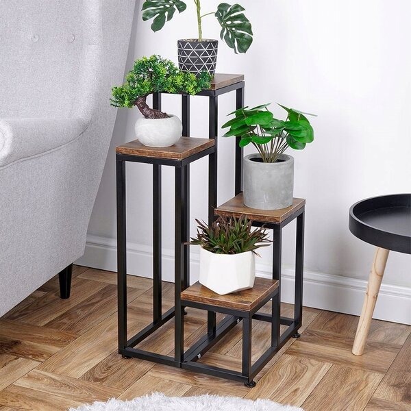 Držák Na Květináč kovový 4úrovňový 69 cm /Vilde