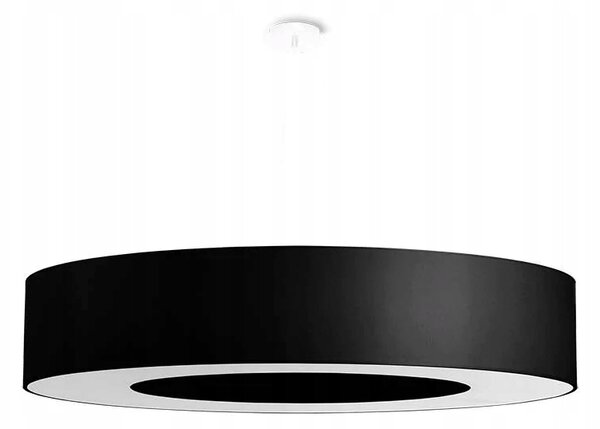 SOLLUX LIGHTING kulatý Stropní Svítidlo 90 x 90 cm bílá, černá