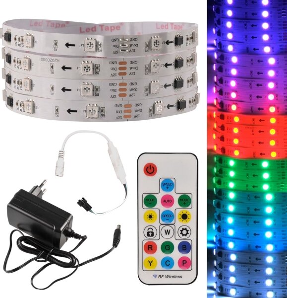 LED RGB Stmívatelný pásek MAGIC 2 m LED/12W/230V + DO