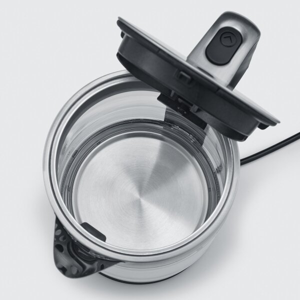 Severin WK 3420 - Rychlovarná konvice 1,7 l 2200W/230V nerez/sklo