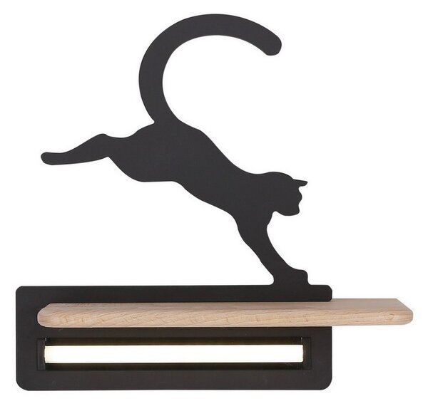 LED Dětské nástěnné svítidlo s poličkou JUMPING CAT LED/5W/230V