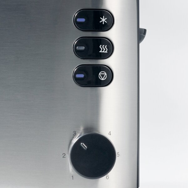 Severin AT 2514 - Topinkovač s dvěma otvory 850W/230V nerez/černá