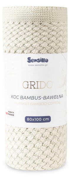 Deka GRIDO 80x100 teplá béžová