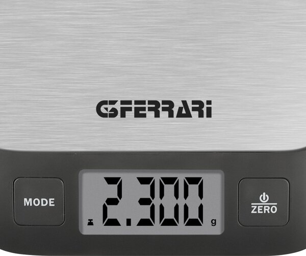 G3Ferrari G2016800 - Digitální kuchyňská váha 2xAAA černá/nerez
