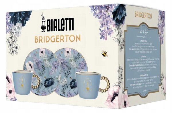 Šálek Bialetti Bridgerton vícebarevný porcelánový 80 ml 2 ks