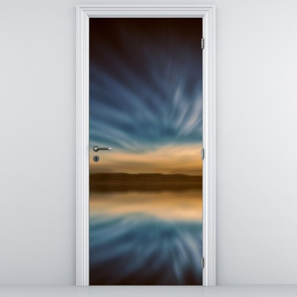 Fototapeta na dveře - Maják v moři (95x205cm)