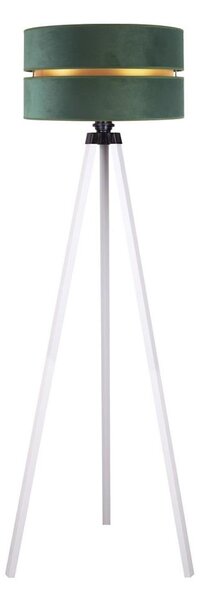 Duolla - Stojací lampa DUO 1xE27/60W/230V pr. 44 cm zelená/bílá