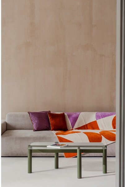 Zelený konferenční stolek se skleněnou deskou 55x105 cm Kob – noo.ma