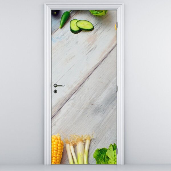 Fototapeta na dveře - Zelenina (95x205cm)