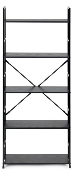 Regál ModernHome 58,5 cm x 144 cm x 23,5 cm černý