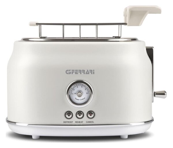 G3Ferrari G1013401 - Topinkovač s dvěma otvory ARTISTA 750W/230V bílá