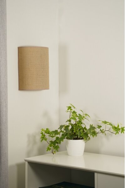 Duolla - Nástěnné svítidlo YUTE 1xE27/15W/230V pr. 20 cm hnědá