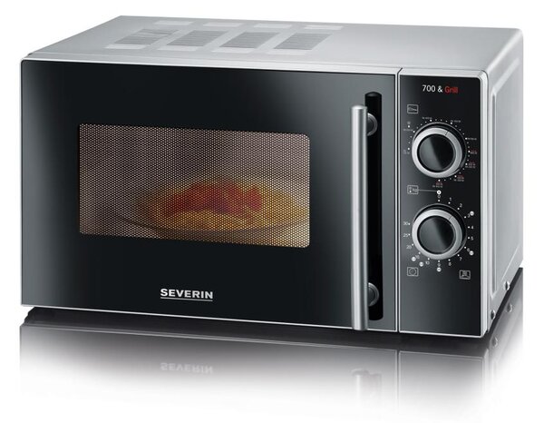 Severin MW 7771 - Mikrovlnná trouba s grilem 700W/230V 20 l černá