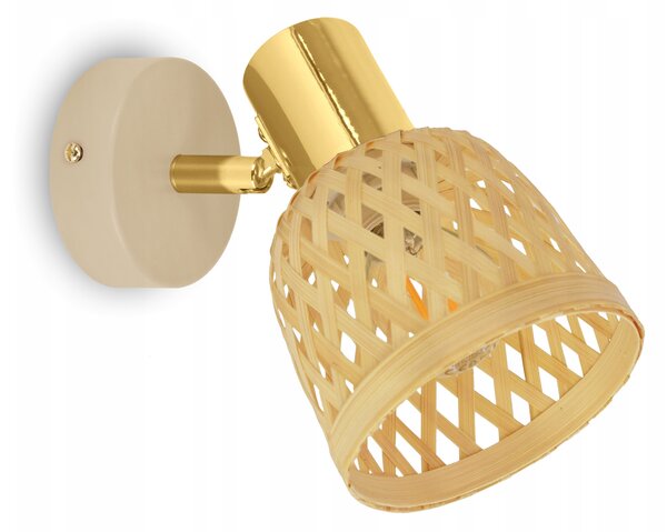 Nástěnné svítidlo Luxolar béžové, zlaté E27 60 W