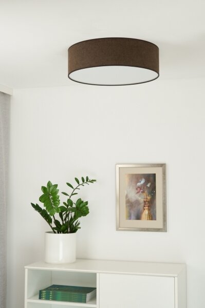 Duolla - LED Stropní svítidlo CORTINA LED/26W/230V pr. 30 cm 4000K hnědá
