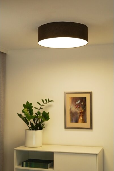 Duolla - LED Stropní svítidlo CORTINA LED/26W/230V pr. 30 cm 4000K hnědá