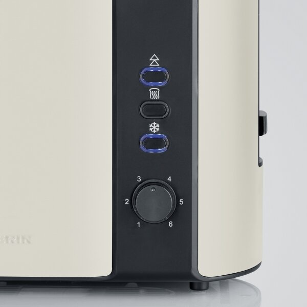 Severin AT 9576 - Topinkovač s dvěma otvory 800W/230V béžová/černá