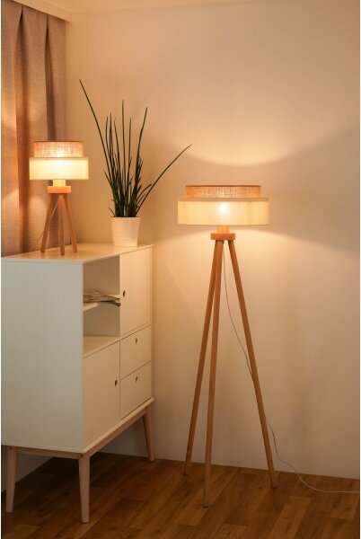 Brilagi - LED Stojací lampa BOHO STYLE 1xE27/15W/230V