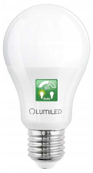 3 ks LED žárovka E27 10W 1055 lm 4000 K s pohybovým senzorem Lumiled