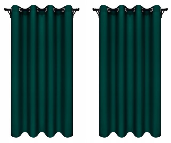 Závěs polozatemňovací s kroužky 140 cm x 230 cm