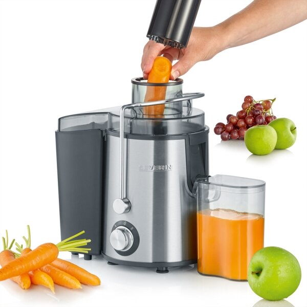 Severin ES 3566 - Odšťavňovač 0,5 l 400W/230V nerez/šedá