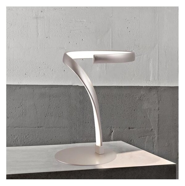 ONLI - LED Stolní lampa INFINITY LED/12W/230V 4500K 24 cm matný chrom