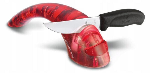 Victorinox brousek na nože keramický 2stupňový červený