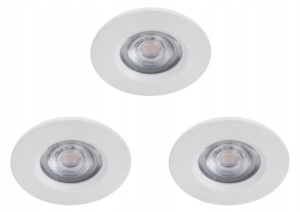 3x Zapuštěné podhledové LED svítidlo 5,5W 350lm IP65 Vodotěsné Philips