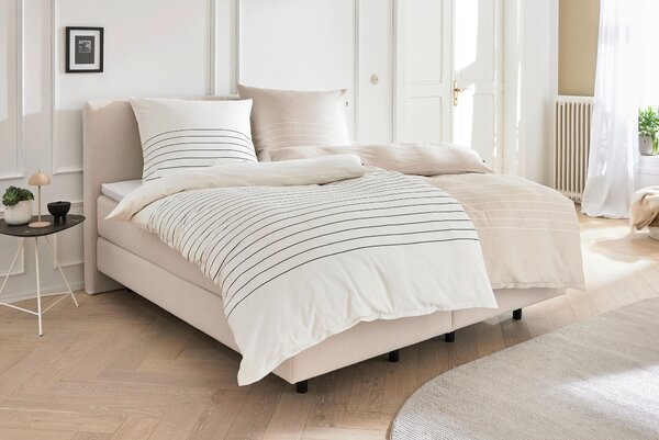 OBOUSTRANNÉ POVLEČENÍ, renforcé, krémová, béžová, 135/200 cm Musterring - Online Only povlečení, Online Only