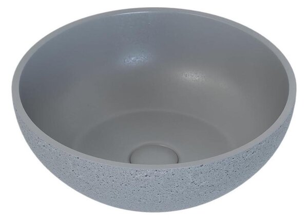 Umyvadlo na desku BERGEN pr. 39 cm beton/šedá