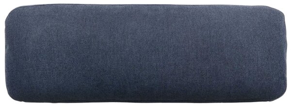 Tmavě modrý látkový polštář Kave Home Neom 24 x 72 cm