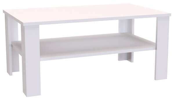 Konferenční stolek PONY Varianta barvy: Bílá, Šířka: 100 cm, Výška: 52 cm