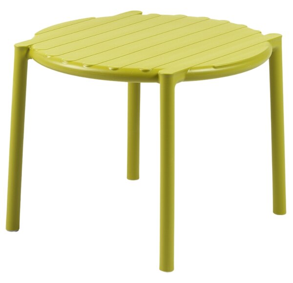 Nardi Žlutozelený plastový zahradní stolek Doga 50 cm