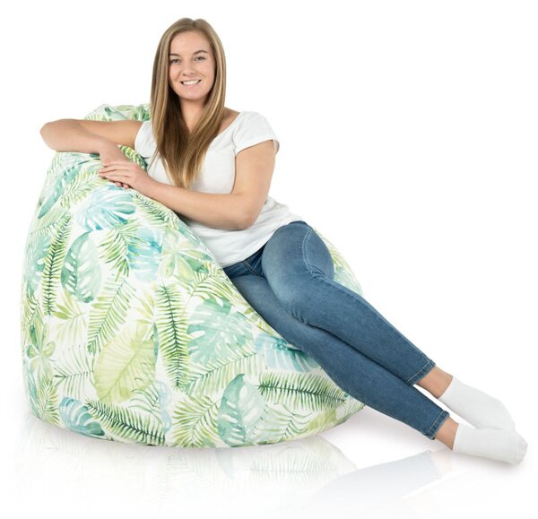Sedací vak SAKO listí Monstera