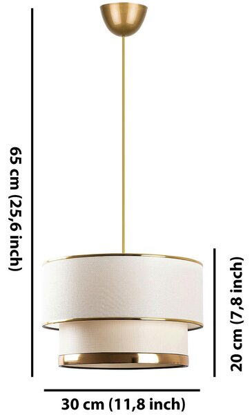 ZÁVĚSNÉ SVÍTIDLO, 30/65 cm P & B - Online Only svítidla, Online Only
