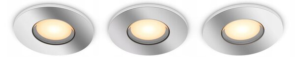 Stropní bodové svítidlo kulatý Philips Hue stříbrné