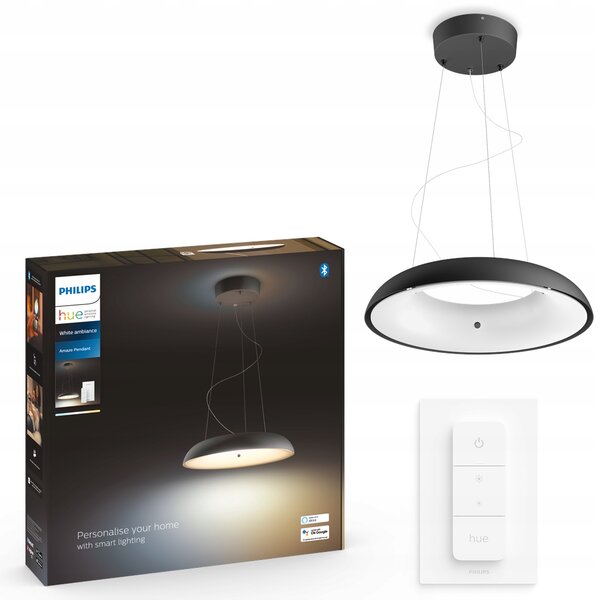 Závěsné svítidlo Philips Hue White Ambiance Amaze 929003054901 Černá