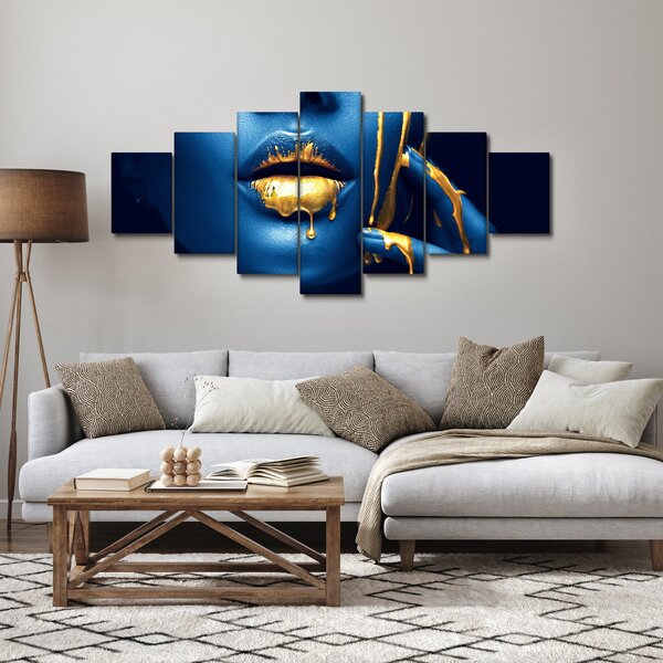 Obraz lidského obličeje (210x100 cm)