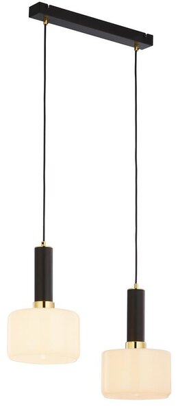 Jupiter 1853 - VA2 - Lustr na lanku VANES 2xE27/60W/230V zlatá/černá